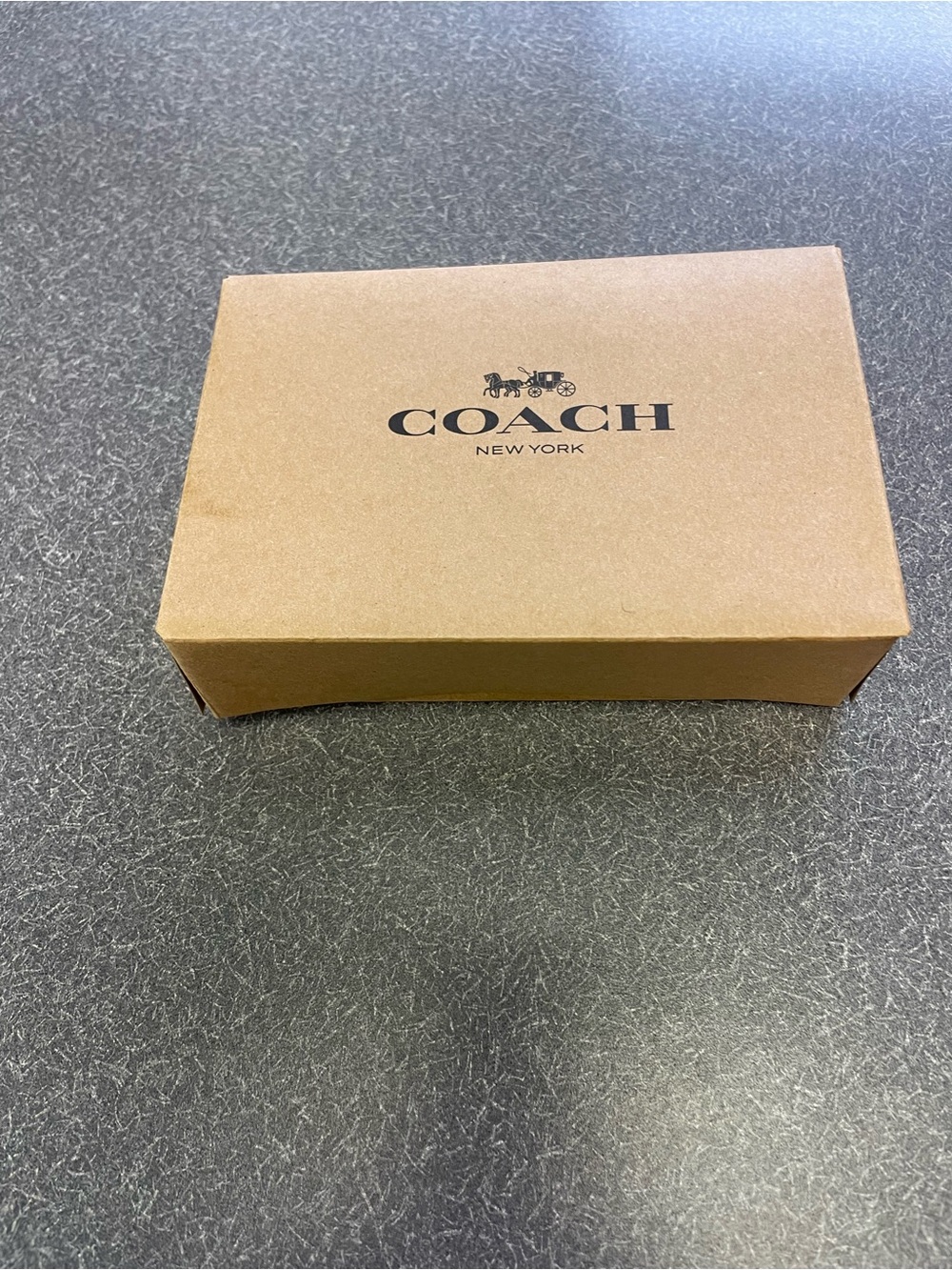 Coach New York Tan Logo Gift Box